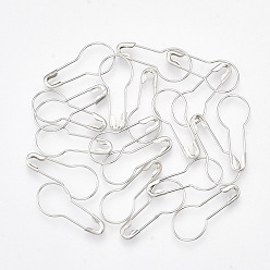 Платина Латунные булавки для калебаса, Маркер вязальной строчки, платина, 20~21x9x1.5 мм, контактный: 0.5 мм, о 1000 шт / мешок