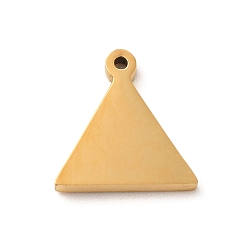 Mixed Color 304 Stainless Steel Enamel Charms, Triangle Charm, Golden, Mixed Color, 11.4x11x1.4mm, Hole: 1mm
