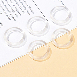 Хрусталь Кольца на палец с простым кристаллом кварца, внутренний диаметр: 18~20 мм