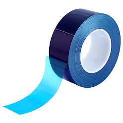 Deep Sky Blue PE Plastic Protective Film, Deep Sky Blue, 50mm, 200m/roll