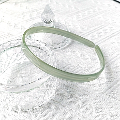 Средний Аквамарин Простые ленты для волос из ацетата целлюлозы (смола), аксессуары для волос для женщин девушка, средний аквамарин, 110 мм