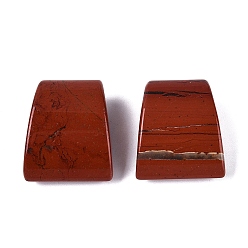 Красный Камень Природные красной яшмы подвески, трапециевидные подвески, 27.5~28.5x24~25x13~13.5 мм, отверстие : 3.5~4.5 мм