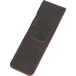 Кокосово-Коричневый Кожаные сумки для ручек, держатели для ручек, прямоугольные, кокосового коричневый, 160x51x8 мм