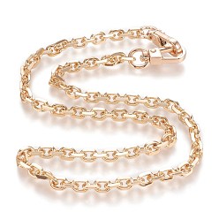 Light Gold Ручки сумки железной цепи цепи, кошелек цепочки, с поворотными застежками сплава, для замены ремней для мешков, золотой свет, 60x0.7x0.2 см, ссылка: 9x7x2 мм, застежка: 11.5x6.5 мм