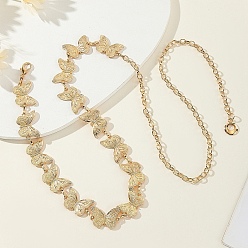 Золотой Цепи на талию из цинкового сплава с бабочками, цепочка для живота для женщин, золотые, 600 мм