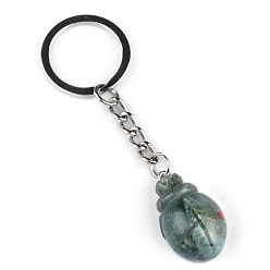 Гелиотроп Брелок жук, Подвесное украшение для рюкзака из натурального кровавого камня, 8 см