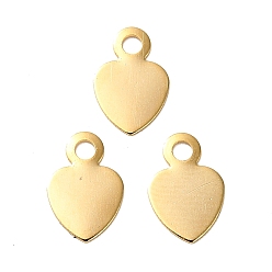 Сердце Латунь прелести, без кадмия и без свинца, сердце, 11x7x0.5 мм, отверстие : 1.8 мм