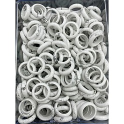 Говлит Натуральные ручки для рук Howlite, внутренний диаметр: 17~20 мм