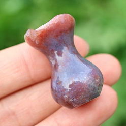 Other Jade Natural Jade Vase Figurines Statues for Home Office Desktop Decoration, 40mm