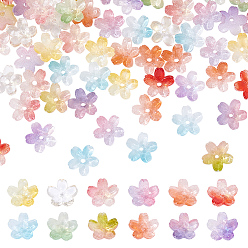 (52) Непрозрачная лаванда 120 шт. 12 цвета, бусины ручной работы, прозрачные, лэмпворк, сакура, два тона, разноцветные, 10 мм, 10 шт / цвет