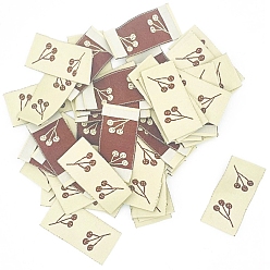 Branch Тканевые этикетки для одежды, вышитая бирка своими руками, для джинсов своими руками, , обуви, аксессуары для шляп, прямоугольные, филиал, 20x50 мм