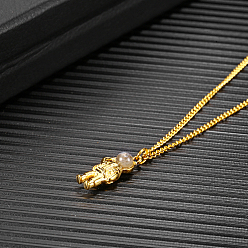 Золотой Модные 304 подвески-астронавты из нержавеющей стали для ежедневного ношения, подходит для женщин, золотые