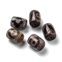 Mixed Patterns Tibetan Style dZi Beads, Natural Agate Beads, Dyed, Barrel, Mixed Patterns, 17.5x13~14mm, Hole: 1.8~2mm