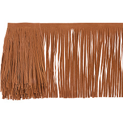 Brun De Noix De Coco Ruban de velours de cerf, ruban pompon, pour les accessoires de vêtements de rideaux, brun coco, 7-7/8 pouces (200 mm), 3 yards/pc