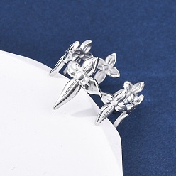 Лист 304 из нержавеющей стали манжеты кольца, цвет нержавеющей стали, лист, 15.5 мм, размер США 7 1/4 (17.5 мм)