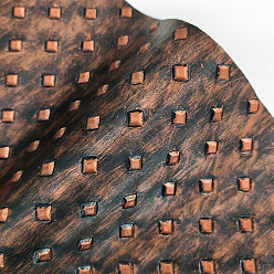 Коралловый Ткань из искусственной кожи с тиснением и квадратным узором, для поделок из кожи, аксессуары для изготовления сумок, коралл, 30x135 см