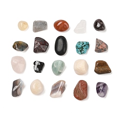 Смешанные камни Коллекции натуральных камней самородков, для преподавания наук о Земле, 10~20x13~15x2.5~12 мм