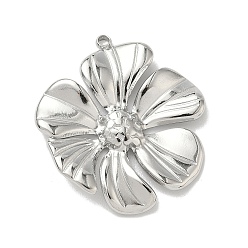 Нержавеющая Сталь Цвет 304 подвески из нержавеющей стали, , цвет нержавеющей стали, 28x25x3 мм, отверстие : 1.5 мм