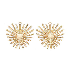 Light Gold Экологичные железные подвески, без кадмия и без свинца, треугольные, золотой свет, 26x24x3 мм, отверстие : 1.2 мм