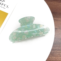 Бледно-Зеленый Заколки для волос в форме когтей из ацетата целлюлозы, аксессуары для волос для женщин и девочек, бледно-зеленый, 90x42 мм
