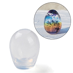 Белый Дым 3d мини-дисплей для яиц, украшения, силиконовые формы «сделай сам», формы для литья смолы, для изготовления изделий из уф-смолы и эпоксидной смолы, серый, 28x35 мм