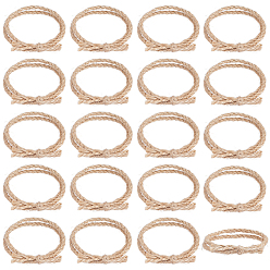 BurlyWood 30Pcs Jute Cord Display Decorations, BurlyWood, 8mm