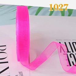 Ярко-Розовый Ленты из полиэстера с рюшами, для банта, орнамент одежды, ярко-розовый, 5/8 дюйм (15 мм), около 40.46 ярдов (37 м) / рулон