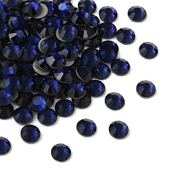 30280 Dark Indigo Камни preciosa® crystal hotfix с плоской основой, чешский хрусталь, круглый(438 11 612 шатон роза вива 12 ®), 30280 темный индиго, ss 10 (2.7~2.9 мм)