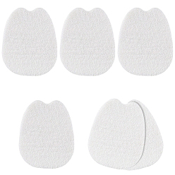 Белый Стельки из волокнистых материалов для передней части стопы, подушка для передней части стопы, для высоких каблуков, белые, 82x67x3.5 мм