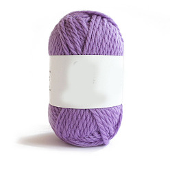 Средний Фиолетовый Шерстяная пряжа, для ткачества, вязание крючком, средне фиолетовый, 5 мм, около 54.68 ярдов (50 м) / моток