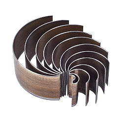 Нержавеющая Сталь Цвет Высекальный пресс для высечки из высокоуглеродистой стали, с пластиковой коробке, набор штампов для штамповки пресс-форм, для поделок из кожи своими руками, дуга, цвет нержавеющей стали, 2.5~32x6~60x23.5~28 мм, 12 шт / коробка