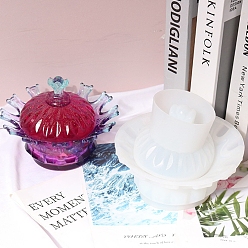 Белый Силиконовые формы для хранения пищевых продуктов своими руками, формы для литья смолы, белые, 115~165x70~80 мм