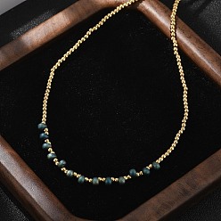 Настоящее золото 18K Латунные бусины миюки для женщин, без кадмия и без свинца, стойки покрытие, реальный 18 k позолоченный, 14.57 дюйм (37 см)