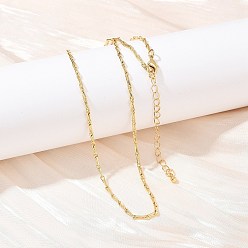 Настоящее золото 18K 2мм латунные звенья цепи ожерелья, стойки покрытие, долговечный, без кадмия и без свинца, реальный 18 k позолоченный, 15.75 дюйм (40 см)