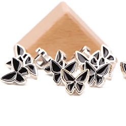 Бабочка Кнопки смолы хвостовиком, Эмалированные пуговицы для швейных поделок своими руками, бабочка, 10~20 мм