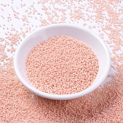 (DB0206) Opaque Salmon MIYUKI Delica Beads, Cylinder, Japanese Seed Beads, 11/0, (DB0206) Opaque Salmon, 1.3x1.6mm, Hole: 0.8mm, about 10000pcs/bag, 50g/bag