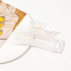 Цветок Пластиковые заколки-коготь для волос для женщин и девочек, цветок, 85x48x40 мм