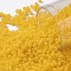 (42BF) Opaque Frost Sunshine Круглые бусины toho, японский бисер, (42 bf) непрозрачный морозный солнечный свет, 11/0, 2.2 мм, отверстие : 0.8 мм, Около 50000 шт / фунт