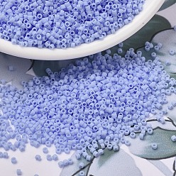 (DB1587) Matte Opaque Agate Blue MIYUKI Delica Beads, Cylinder, Japanese Seed Beads, 11/0, (DB1587) Matte Opaque Agate Blue, 1.3x1.6mm, Hole: 0.8mm, about 2000pcs/bottle, 10g/bottle
