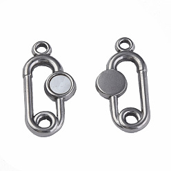 Stainless Steel Color 304 Stainless Steel Pendants, with White Shell, Oval, Stainless Steel Color, 20x10x2mm, Hole: 1.6mm