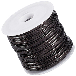 Кокосово-Коричневый 10 шнур из искусственной кожи, плоский, кокосового коричневый, 2x1 мм