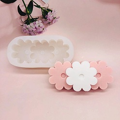 Flower Candle DIY Food Grade Silicone Molds, For Candle Making, Flower, 13.5x6.7x4.3cm