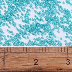 (DB0658) Dyed Opaque Turquoise Green MIYUKI Delica Beads, Cylinder, Japanese Seed Beads, 11/0, (DB0658) Dyed Opaque Turquoise Green, 1.3x1.6mm, Hole: 0.8mm, about 2000pcs/bottle, 10g/bottle