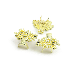 Light Gold Застежки с орнаментом из цинкового сплава, застежка для изготовления кошелька, золотой свет, 22x26 мм, внизу: 6 мм шириной.