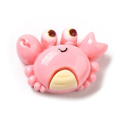 Краб Кабошоны из непрозрачной смолы на тему океана, морские животные кабошоны, краб, 11.5x16.5x7 мм