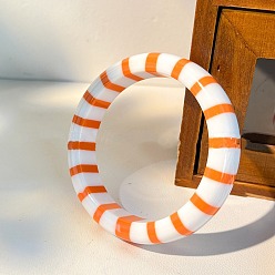 Темно-Оранжевый Cmолы браслеты, полоса, темно-оранжевый, внутренний диаметр: 2.52 дюйм (6.4 см)