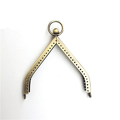 Античная Бронза Ручка с железным кошельком, Для швейной машины, античная бронза, 11 см