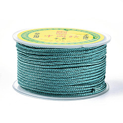 Темный Голубой 11м плетеный шнур из полихлопка, для настенного крепления, ремесла, Подарочная упаковка, темные голубые, 2.5 мм, около 12.03 ярдов (11 м) / рулон