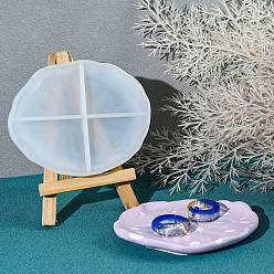 Белый DIY силиконовые формы для кулона, изготовление украшений, формы для литья смолы, для уф-смолы, изготовление посуды из эпоксидной смолы, листьев лотоса, белые, 140x80x15 мм