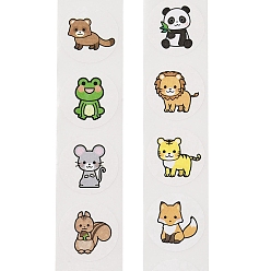 Other Animal Милая наклейка с животными, уплотнительная этикетка, 25мм 500шт./рулон